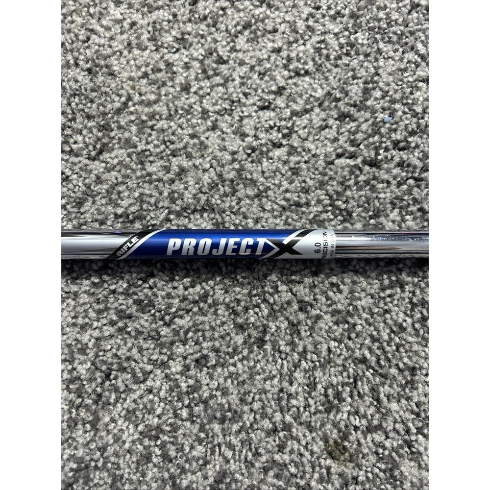 Project X Rifle 6.0 Stiff Iron Shaft 35.5" Fitting Cart Tip Steel Demo